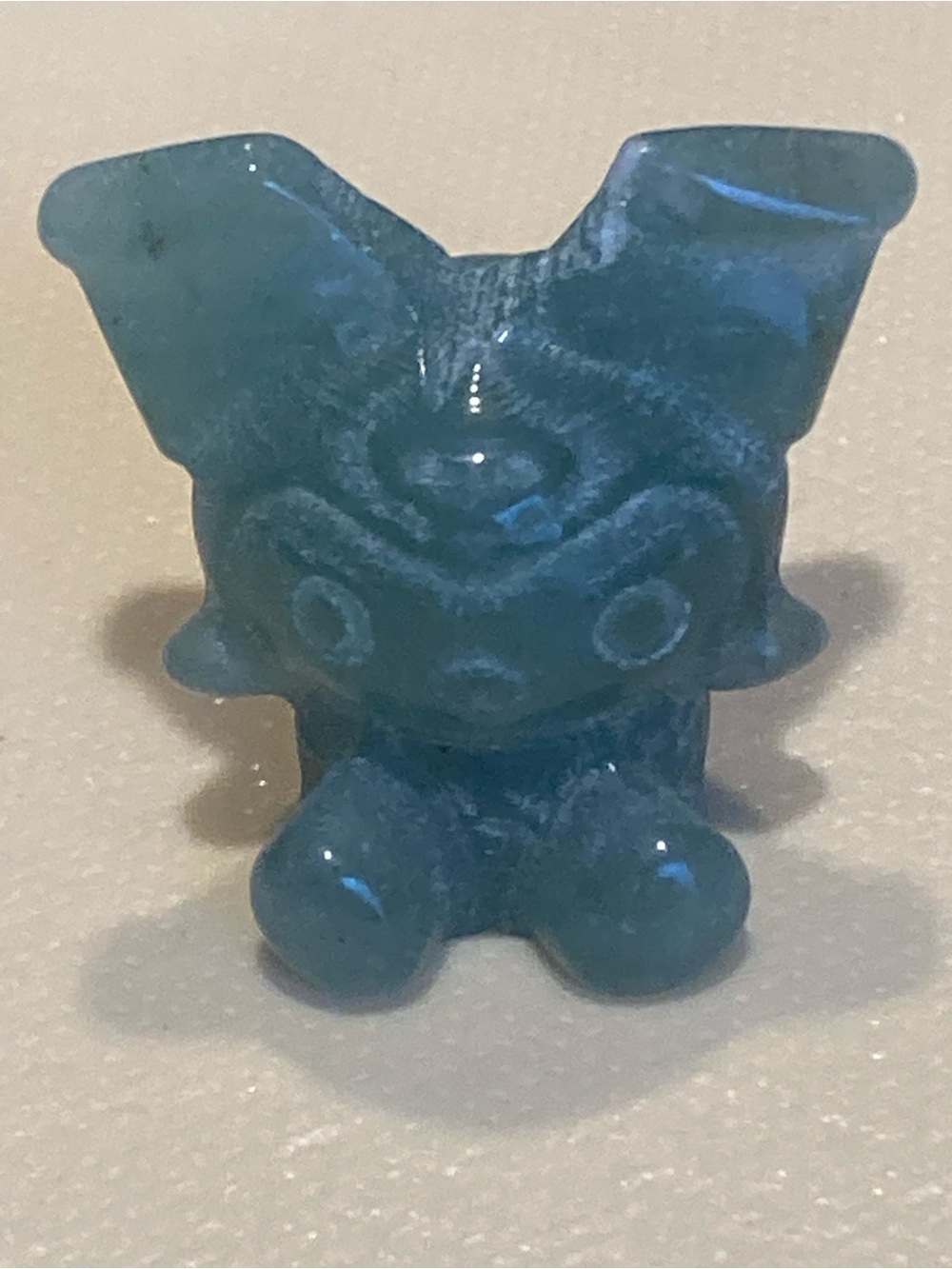 Kurami carved fluorite stone